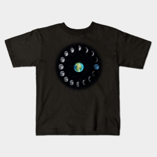 moon phases Kids T-Shirt